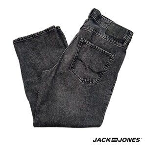 Jack & Jones JJIEddie JJOriginal Baggy Jeans - Black - 34Wx27L
